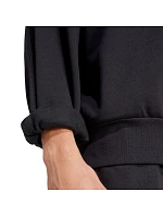 Pánská mikina adidas Essentials Loose Fit 3 Bar Logo černá JF3542 pánská