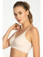 Julimex Simple Bra Top barva:béžová Julimex Simple Bra Top barva:béžová