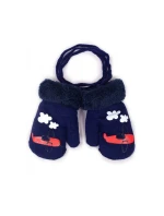 Rukavice RED-011C Kožešina s provázkem Rukavice RED-011C Kožešina s provázkem