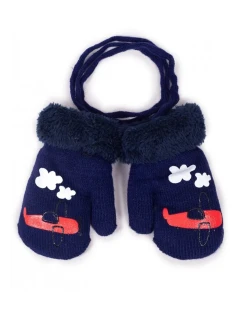 Rukavice RED-011C Kožešina s provázkem