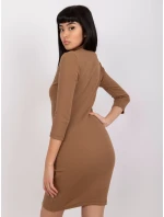 Šaty RV SK 7454.11P světle hnědá
