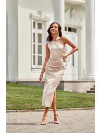 Večerní šaty SUK0411 zlaté - Roco Fashion Večerní šaty SUK0411 zlaté - Roco Fashion