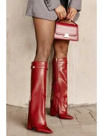 Kozačky na podpatku model 200639 Step in style Kozačky na podpatku model 200639 Step in style