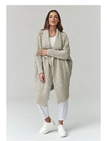 Svetr na zapínání  model 226880 Makadamia