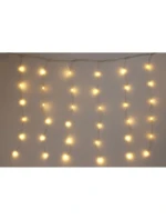 VÁNOČNÍ STROMEK SVĚTLA VENKOVNÍ / VNITŘNÍ SVĚTELNÝ ZÁVĚS 144 VEDL 120X120CM S DÁLKOVÝM OVLÁDÁNÍM TEPLÁ BÍLÁ