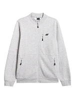 Pánská mikina 4F M2547 cool light grey melange 4FWMM00TSWSM2547 27M pánské