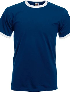 Fruit of the Loom Ringer T Racerback tričko 16.1168 navy/white