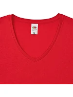 Fruit of the Loom Lady-Fit Iconic 150 V-Neck T Dámské tričko s výstřihem do V 16.1444 deep navy Fruit of the Loom Lady-Fit Iconic 150 V-Neck T Dámské tričko s výstřihem do V 16.1444 deep navy