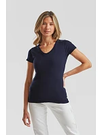 Fruit of the Loom Lady-Fit Iconic 150 V-Neck T Dámské tričko s výstřihem do V 16.1444 deep navy Fruit of the Loom Lady-Fit Iconic 150 V-Neck T Dámské tričko s výstřihem do V 16.1444 deep navy