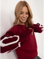 MI BL mikina M5975.26P bordó