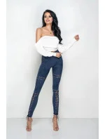 Dámské kalhoty Rock&Roll Suede Pants - ChickChick Dámské kalhoty Rock&Roll Suede Pants - ChickChick