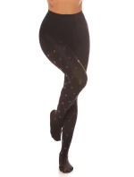 Dámské sexy punčocháče s puntíky SH8013 černé - Collant Dámské sexy punčocháče s puntíky SH8013 černé - Collant