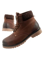 Wrangler Arch pánské boty sable boots smart leather dark brown