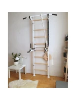 GYMNASTICKÝ BAR GYNASTICKÉ RUCE DĚTSKÉ PŘÍSLUŠENSTVÍ MATERIÁL BÍLÁ LAVY 413 dětské