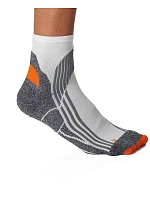 Kariban ProAct PA 035 Běžecké sportovní ponožky 20.P035 white/grey/orange Kariban ProAct PA 035 Běžecké sportovní ponožky 20.P035 white/grey/orange