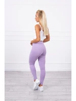 Brooklyn legíny kalhoty světle fialové Brooklyn legíny kalhoty světle fialové