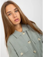 Dámský svetr D90039W90818A3 světle zelený Dámský svetr D90039W90818A3 světle zelený