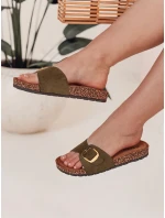 Dámské korkové žabky KORKISTI green FashionStreet ZY0913 Dámské korkové žabky KORKISTI green FashionStreet ZY0913