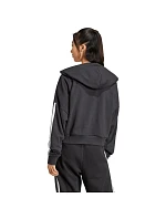 Dámská mikina adidas Essentials French Terry Quarter-Zip Hoodie black JN1956