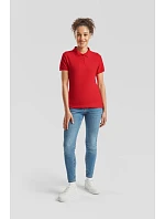 Fruit of the Loom Lady-Fit 65/35 Polo Dámské piqué polo 16.3212 red Fruit of the Loom Lady-Fit 65/35 Polo Dámské piqué polo 16.3212 red
