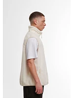 Build your Brand BY 407 Unisex fleeceová vesta "Bonded Sherpa" 56.0407 white sand
