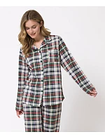 Pyžamo Leveza 1805 Wala, dlouhé rukávy, velikosti M–2XL, rozepínací Pyžamo Leveza 1805 Wala, dlouhé rukávy, velikosti M–2XL, rozepínací