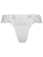 Svůdná tanga V-8238 bílá - Axami