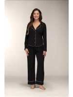 Mademoiselle Sommeil CC0154 Midnight Ease pyžamo délka/r S-XL pruhované
