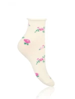 Vzorované netlačící ponožky Steven art.099 35-40