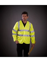 Yoko HVJ 200 Bezpečnostní vesta s dlouhým rukávem 79.J200 hi vis yellow