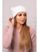 Dámská čepice Nastia K373 bílá Dámská čepice Nastia K373 bílá