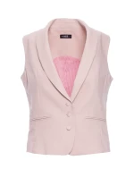 M859 Džínová vesta - béžová