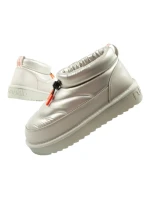 D.Franklin snow boots women winter fashion insulated boots silver dámské