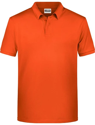 Daiber 8010 Pánské piqué polo z bio bavlny 02.8010 dark orange Daiber 8010 Pánské piqué polo z bio bavlny 02.8010 dark orange