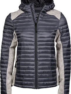 Tee Jays TJ 9611 Dámská outdoorová bunda Crossover 18.9611 space grey/grey melange
