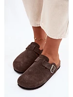 Dámské přezůvky Chodaki Vinceza 101332 Čokoládové