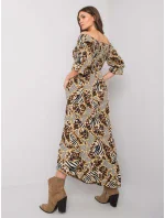 Šaty DHJ SK 13965.71P černá a béžová