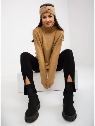 Dámský rolák LC SW 0331.89P camel - FPrice