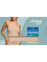 sloggi GO Daily Cotton Spaghetti Top - BROWN - SLOGGI BROWN - SLOGGI