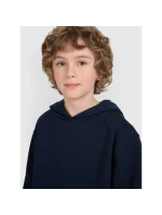 Chlapecká nepruhovaná mikina s kapucí 4F 4FJRMM00TSWSM2482-31S