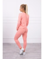 Tepláková souprava v meruňkové barvě Tepláková souprava v meruňkové barvě