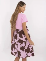 Šaty DHJ SK 253701.80 růžové Šaty DHJ SK 253701.80 růžové