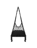 Závěsná sedačka DRAGON HAMMOCK 60x60x115 cm s polštářem DARK GREY