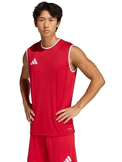 Pánské tričko adidas Entrada 26 Sleeveless Jersey červené KB3932 pánské