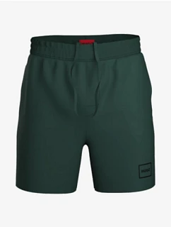 Zelené pyžamové šortky Hugo Loungewear Laze Open (50525247-385)