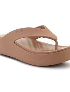 CROCS GATAWAY PLATFORM FLIP MILK CHOCOLATE 209410-2JJ dámské