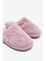 Dětské bačkory s kožíškem – fialové Norene Dětské bačkory s kožíškem – fialové Norene