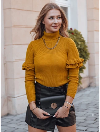 Dámský svetr BUFALO mustard FashionStreet MY1420