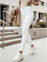 Dámské džínové kalhoty MOLI white FashionStreet UY1871