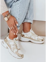 Dámské tenisky s plochou podrážkou GLISSWALK gold FashionStreet ZY1002 Dámské tenisky s plochou podrážkou GLISSWALK gold FashionStreet ZY1002